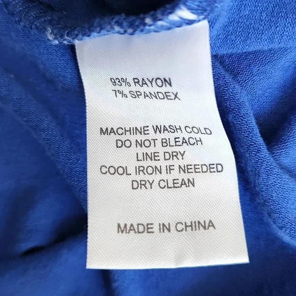 Moon Katz Royal Blue Layered Open Back Top - Picture 13 of 13